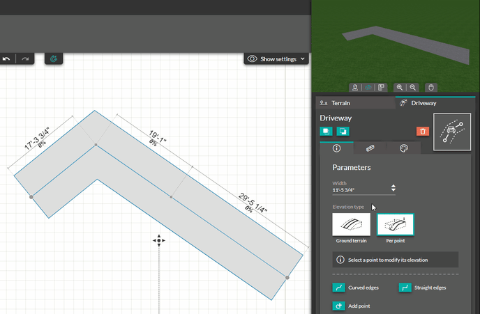 Add borders to a path