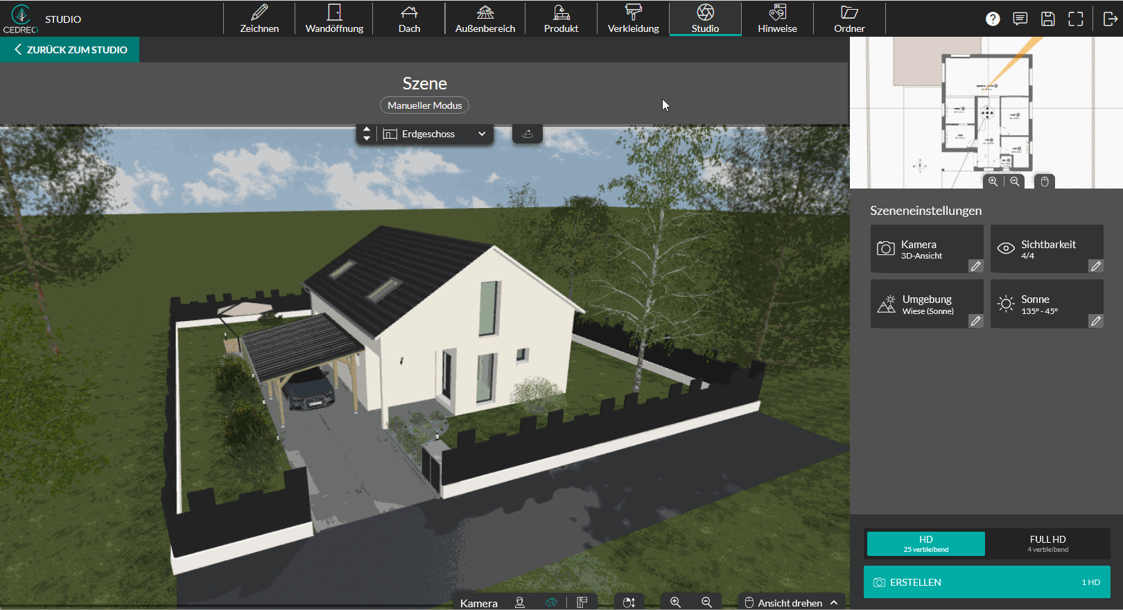 8-13 gif ein 2d rendering des grundrisses erstellen