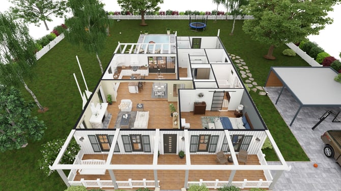 aerial render