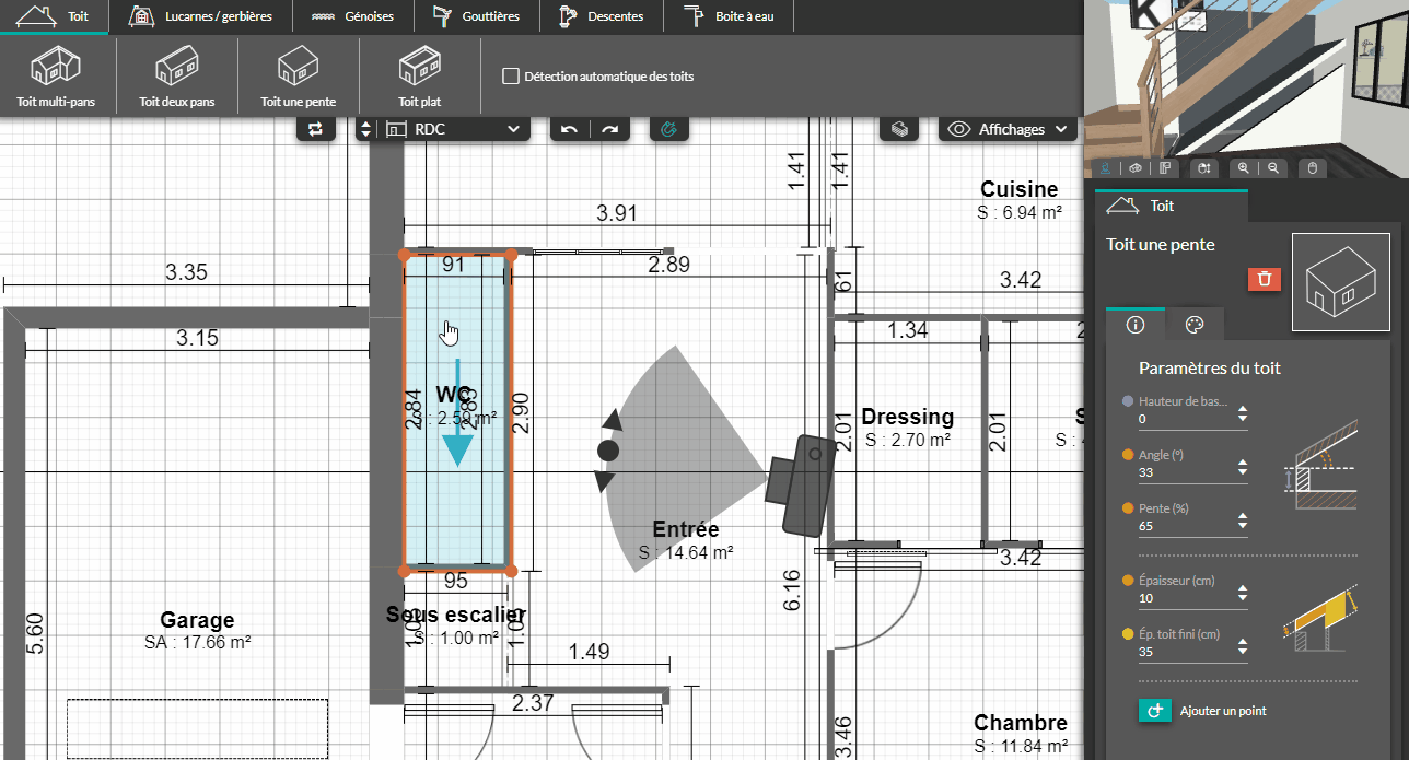 2-15 Modifier le toit
