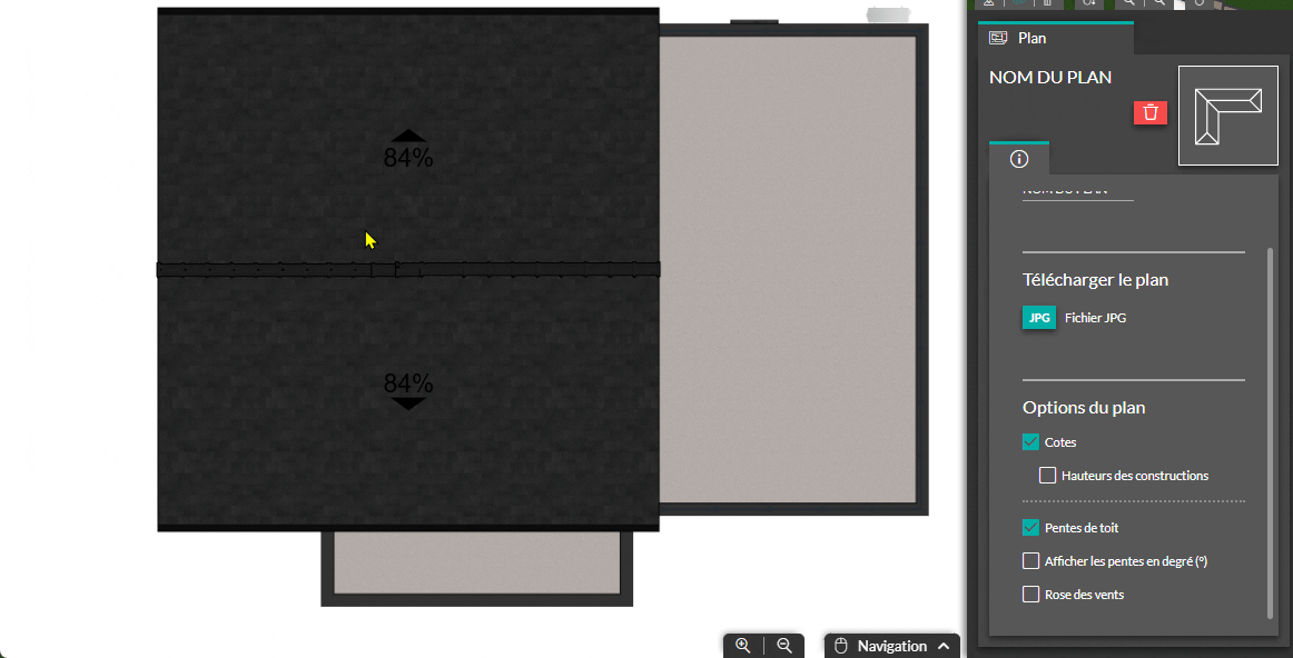 11-04 - Modifier le texte des pentes de toit