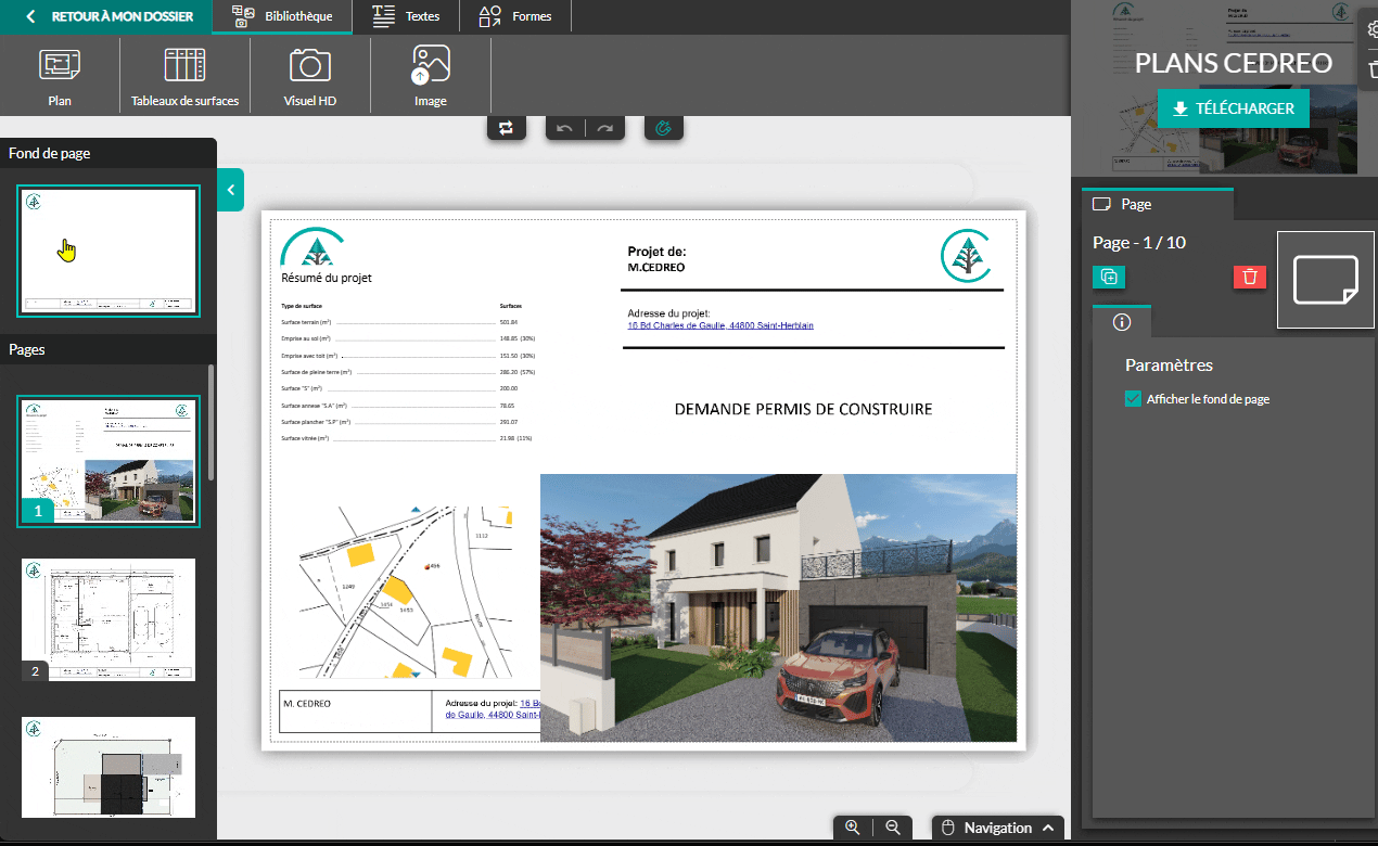 11 - 09 Afficher ou non fond de page