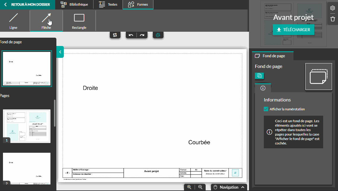 11-12 flèches et lignes