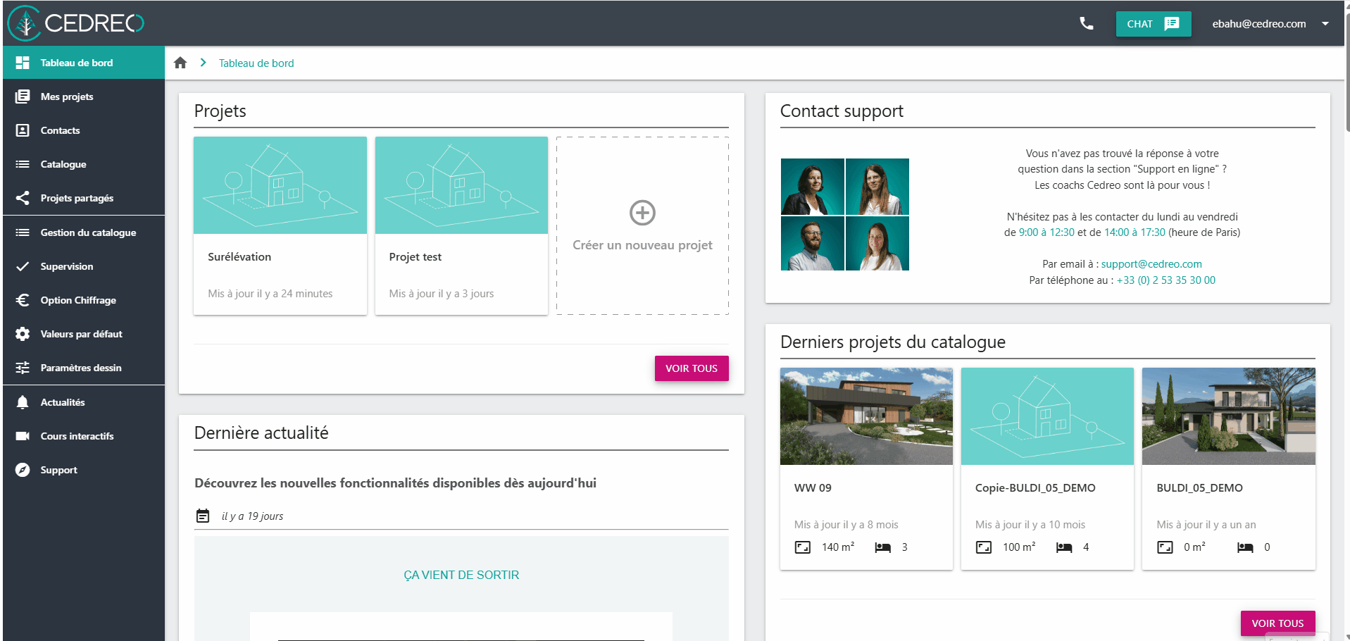 RECHERCHER ET CREER UN PROJET