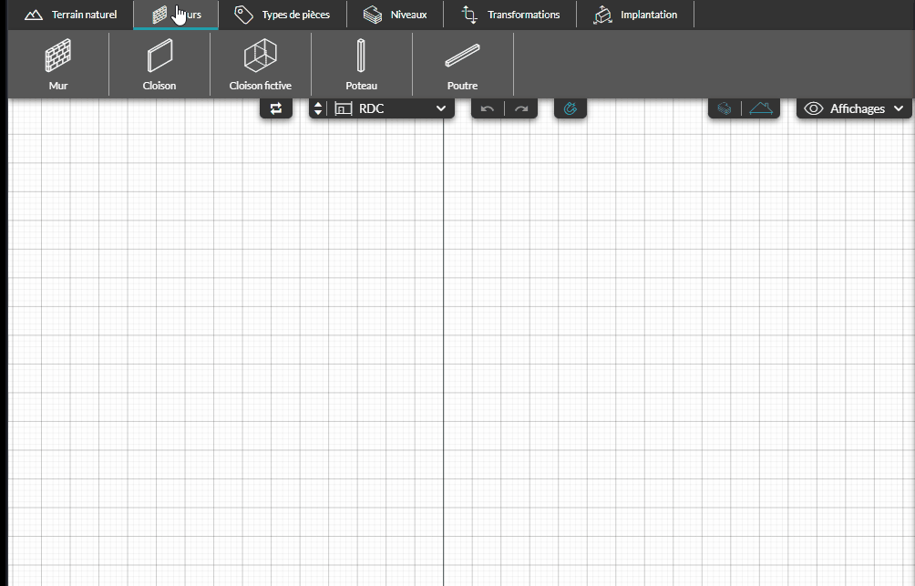 2-03 tracer mur et cloison