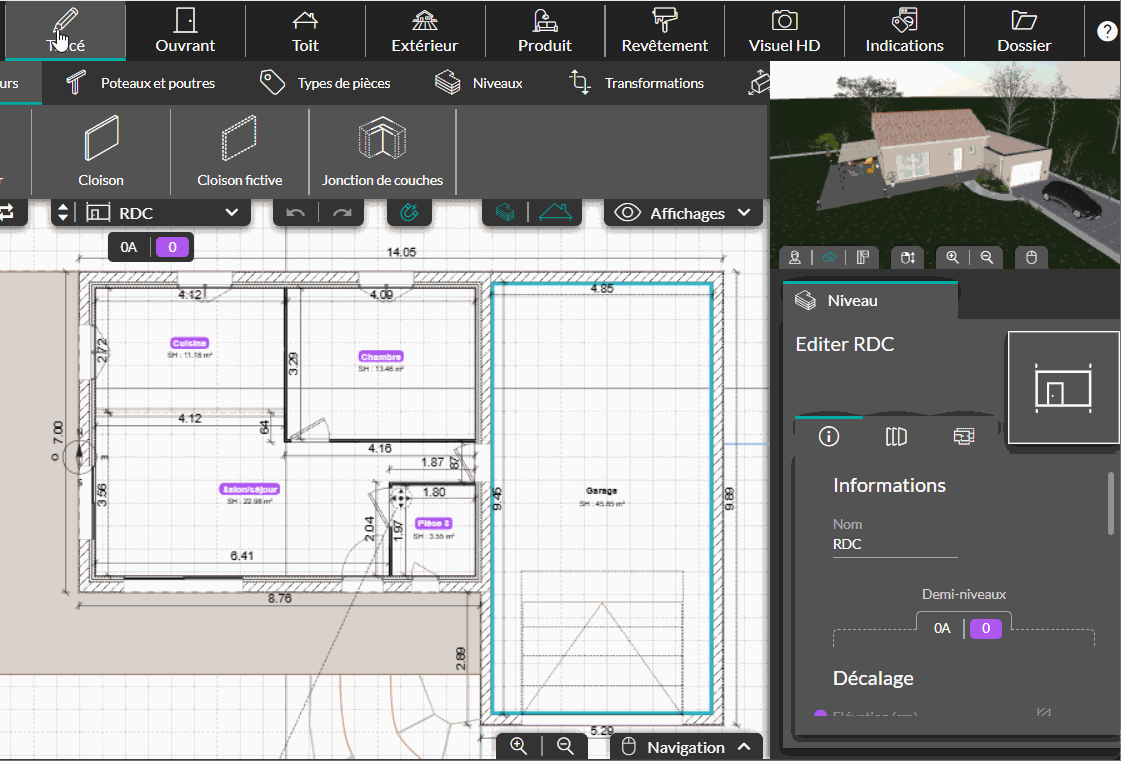 2-15 supprimer un demi niveau
