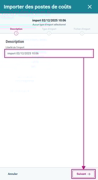 13-08 Importer des postes de cout libellé - Copie