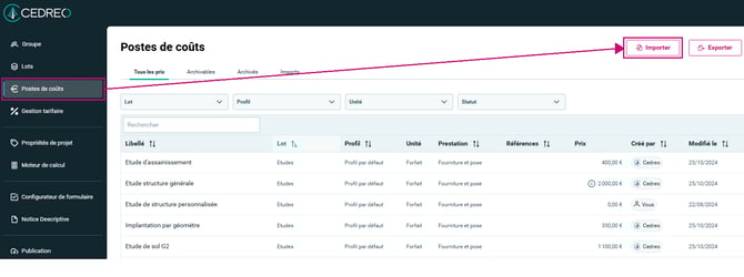 13-08 Menu Postes de  couts - Copie