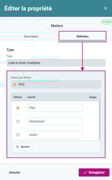 13-08 matière porte extérieure