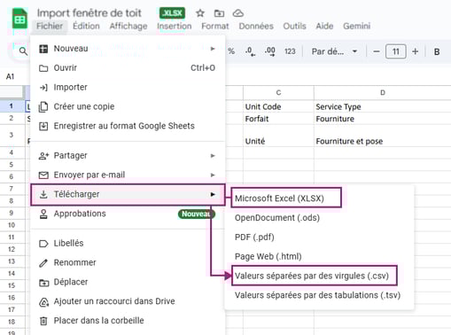 13-08 Enregistrement import - fenetre toit