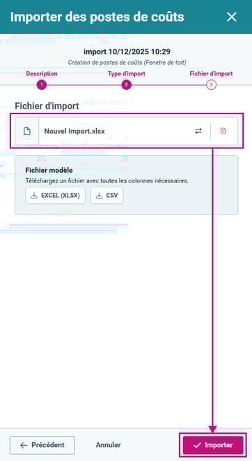 13-08 Importer Nouvel Import - fenetre de toit