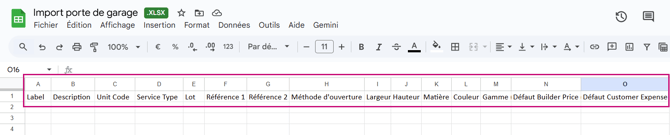 13-08 Excel vierge porte de garage