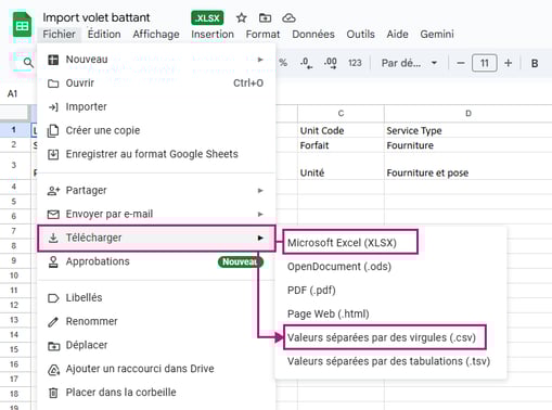 13-08 Enregistrement import - volet battant