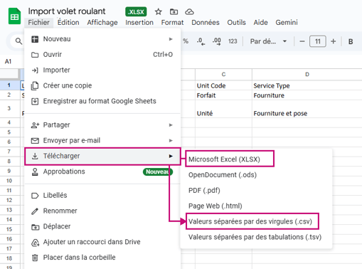 13-08 Enregistrement import - volet roulant