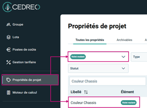 13-08 propriété couleur chassis volet roulant