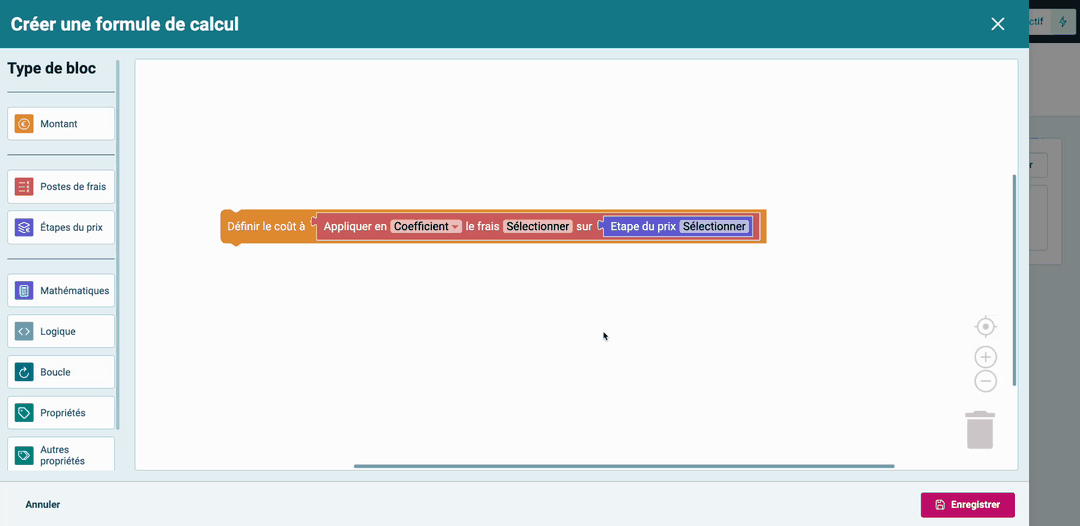 Gestion frais - 12 Ajout d_une ligne de frais en pourcentage