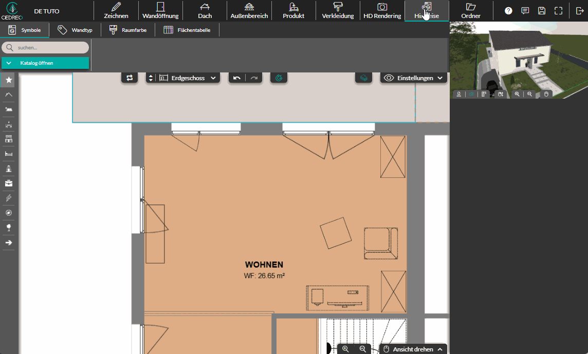 9-03 symbol hinzufuegen