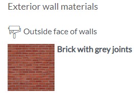 1-18 Exterior wall material