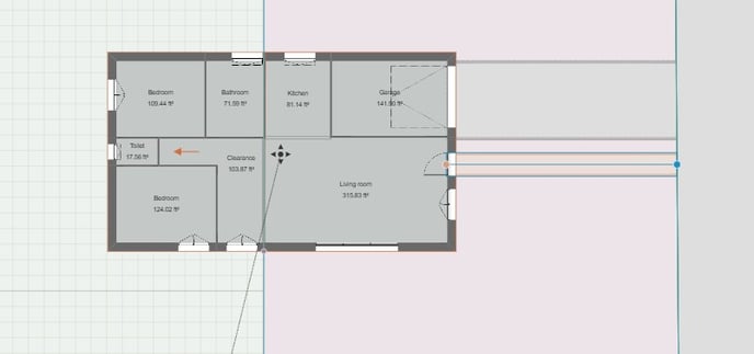 222 - Draw exterior spaces and paths