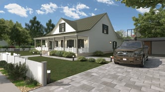 7-13 South Elevation render