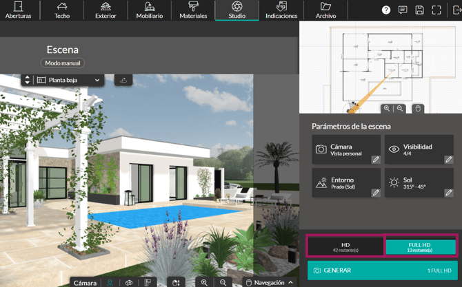 ES_Studio_eligir el formato de renderizado_escena_hd_fullhd